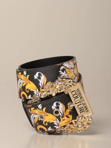 authentic versace jeans couture woman's belt